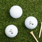 Balles De Golf thaddeus & crimson (Herbe in situ)