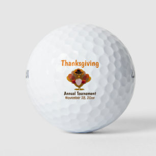 Balles De Golf Thanksgiving Turquie automne automne automne tourn