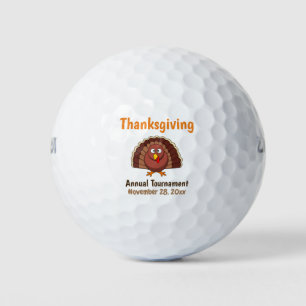 Balles De Golf Thanksgiving Turquie Automne Tournoi d'automne