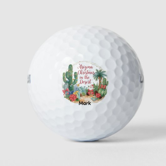 Balles De Golf Thème Arizona (Devant)