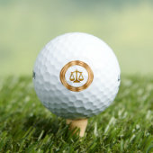 Balles De Golf Thème Avocat de classe (T-shirt Insitu)