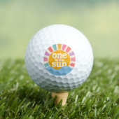 Balles De Golf Thème d'anniversaire One in the Sun (T-shirt Insitu)