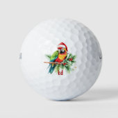 Balles De Golf Thème de Noël tropical Texte Rétro (Devant)