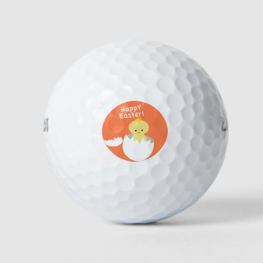 Balles De Golf Thème de Pâques design mignon (Devant)