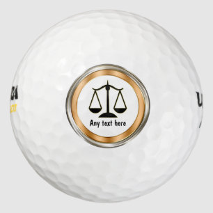 Balles De Golf Thème de procureur classique