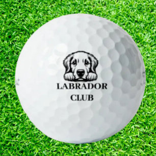 Balles De Golf Thème du club personnalisé Labrador