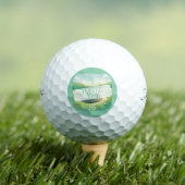 Balles De Golf Thème Golf Par Tee Monogram Golf Balls (T-shirt Insitu)