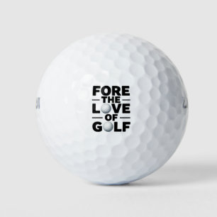 Balles De Golf Thème retraite de golf pour l'amour du golf