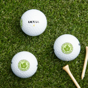 Balles De Golf THINK GREEN, monogramme personnalisé
