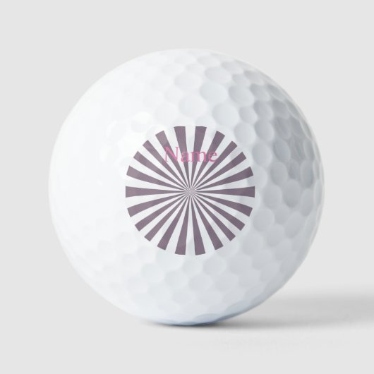 Balles De Golf Thunder_Cove de Starburst Abstrait (Recto)