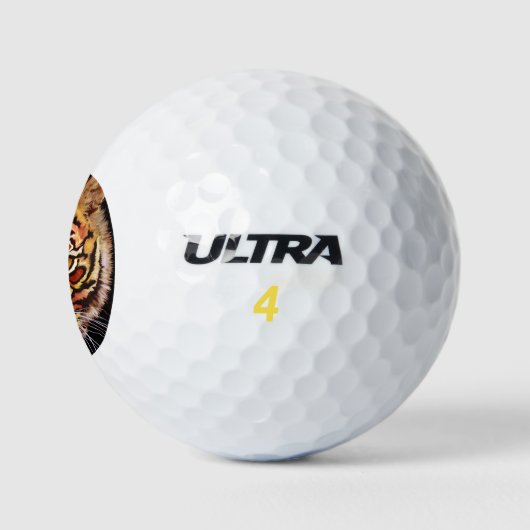 Balles De Golf Tiger (Logo)