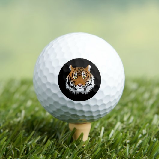Balles De Golf Tiger Face Golf Balls (T-shirt Insitu)