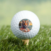 Balles De Golf Tiger Holiday (T-shirt Insitu)