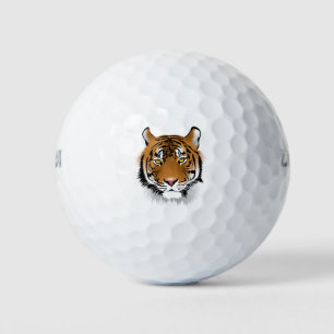 Balles De Golf Tiger Sumatran Tiger Faune Homme Mangé Wildcat