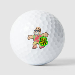 Balles De Golf Tiki radioactif