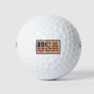 Balles De Golf Timbre américain