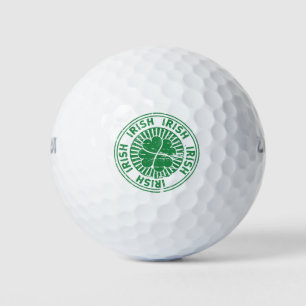 Balles De Golf Timbre irlandais shamrock