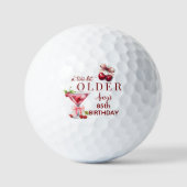 Balles De Golf Tini Bit Older Cherry Martini 85e Anniversaire Fav (Recto)