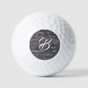Balles De Golf Tissu de raphia à tissage faux de raisin bleu