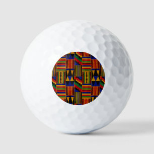 Balles De Golf Tissu Kente de style africain