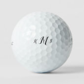 Balles De Golf Titleist Monogram Simple Script Pro VI (Recto)