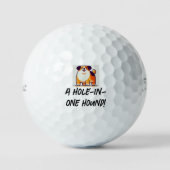Balles De Golf Titleist personnalisé Cute Doggy Golf Balls (Recto)