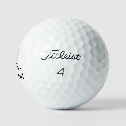 Balles De Golf Titleist personnalisé Cute Doggy Golf Balls (Logo)