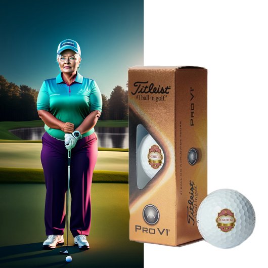 Balles De Golf Titleist personnalisé Pro V1 Golf Balls