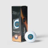 Balles de golf Titlist pré-marquées pack de 3 - bl (Conditionnement)