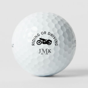 Balles De Golf Titulaire de moto et monogramme Pro VI Golf 