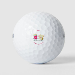 Balles De Golf Toi et moi, juste cette connexion pain et confitur