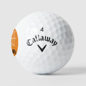 Balles De Golf Toile d'araignée Halloween  (Logo)