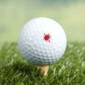 Balles De Golf Tomato Red Splash Custom Golf Ball (T-shirt Insitu)