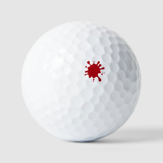 Balles De Golf Tomato Red Splash Custom Golf Ball (Recto)