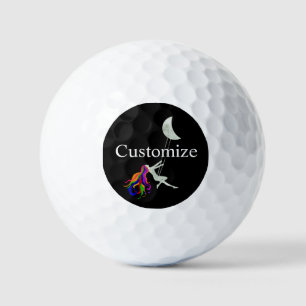 Balles De Golf Tonnerre à tête rouge pivotante Lune