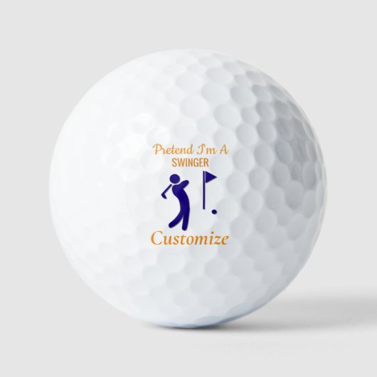 Balles De Golf Tonnerre de Golfer (Recto)