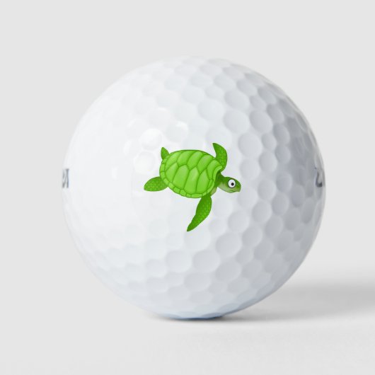 Balles De Golf Tortue (Devant)