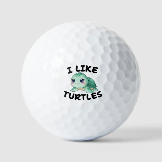 Balles De Golf Tortue (Recto)