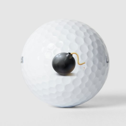 Balles De Golf Touchez des bombes toute la journée avec ce logo b (Devant)