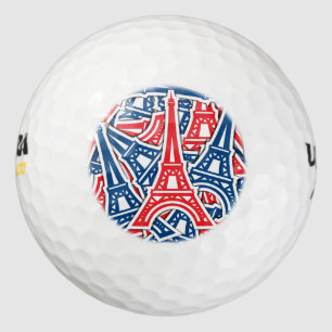 Balles De Golf Tour Eiffel, Motif France