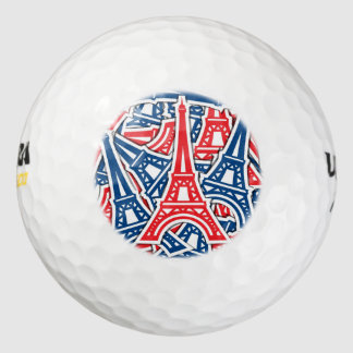 Balles De Golf Tour Eiffel, Motif France