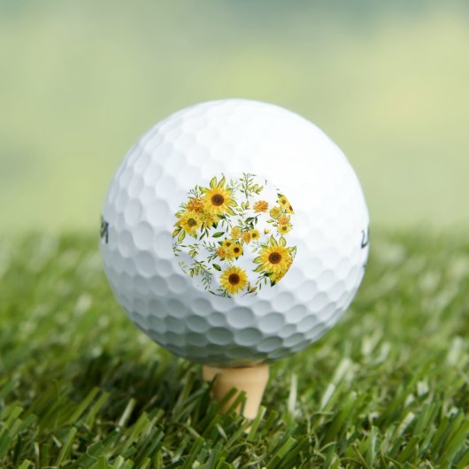 Balles De Golf Tournesol 8 (T-shirt Insitu)