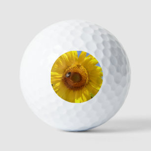 Balles De Golf Tournesol jaune
