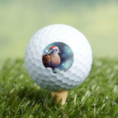 Balles De Golf Tourterelle de Noël (2) (T-shirt Insitu)