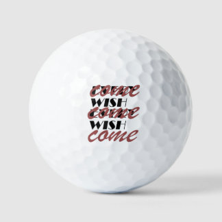 BALLES DE GOLF TOUS LES VŒUX SE RÉALISENT