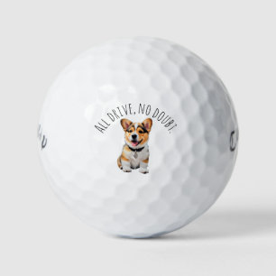 Balles De Golf 'Tout à fond, pas de doute' Confiance Humour Migno