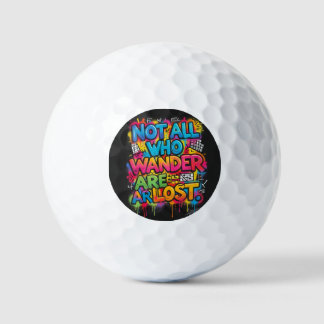 Balles De Golf Tout ce qui erre n'est pas perdu