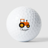 Balles De Golf Tracteur orange (Recto)