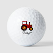 Balles De Golf Tracteur rouge (Recto)