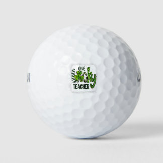 Balles De Golf Tramrock Femme Un Enseignant Chanceux St Patrick